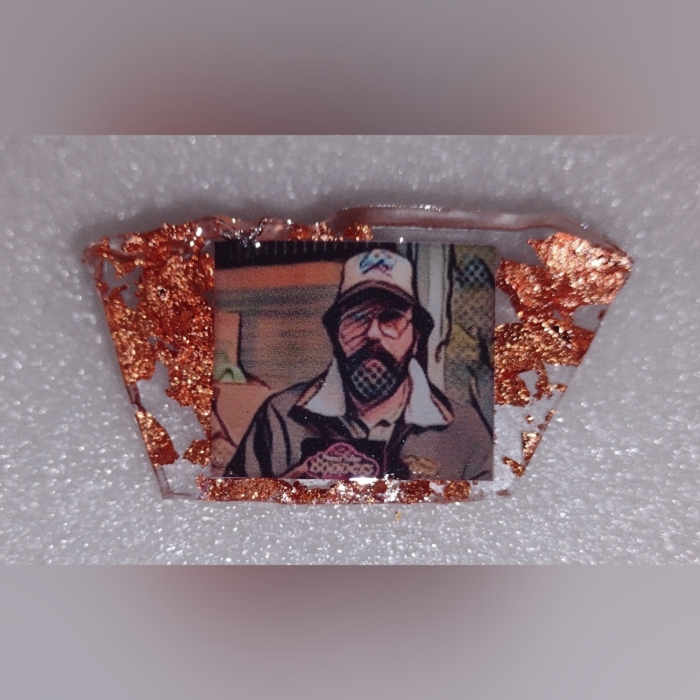 Stranger Things Murray Bauman Copper Leaf Pin